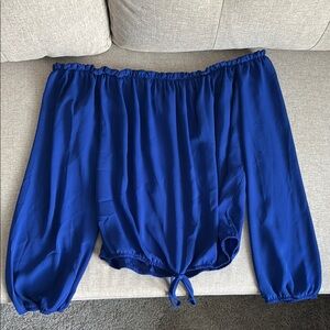 Peppermint Vibrant Blue Blouse